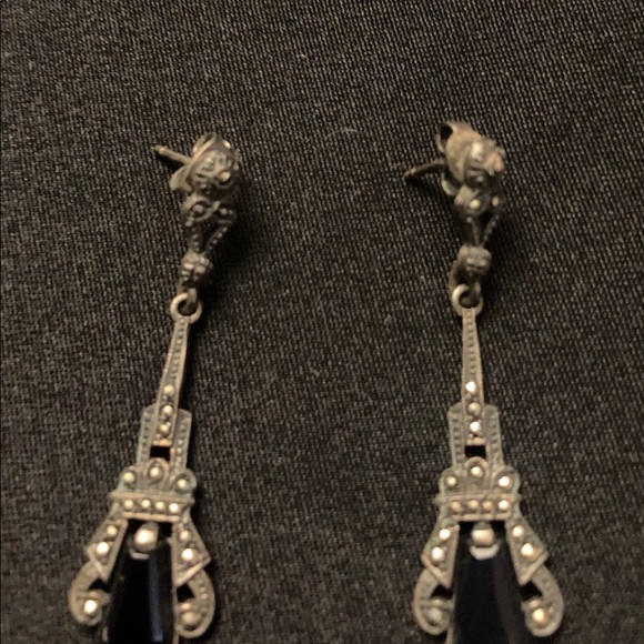 Jewelry - Vintage Marcasite Earrings Pierced Posts